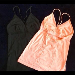 2 lululemon thin strap tanks